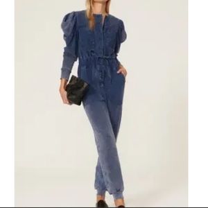 Brand new, never worn gorgeous Ulla Johnson puff sleeve jumpsuit.